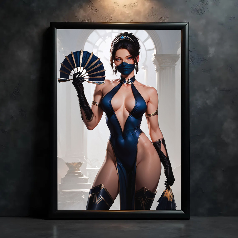 Kitana Mortal Kombat Poster Print - No Frame