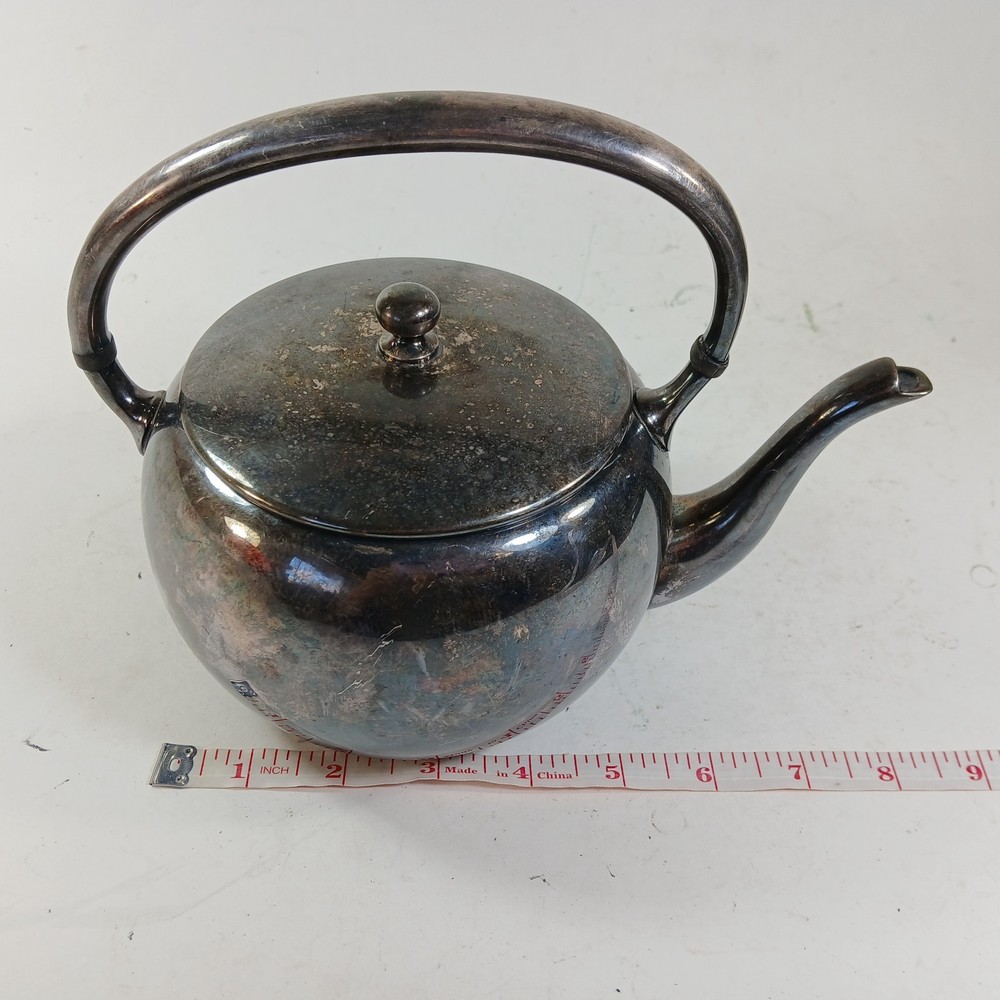 "Academy Silver on Copper" Tea Kettle