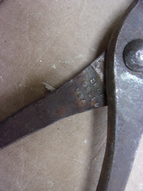 vintage fairmount pliers B on handle