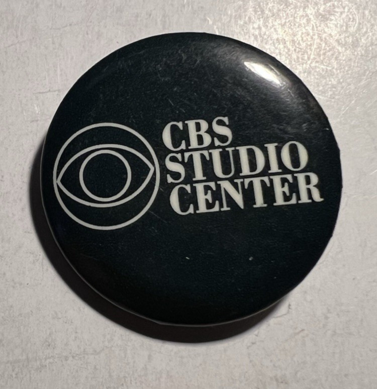Vintage CBS Studio Center Button/Pinback