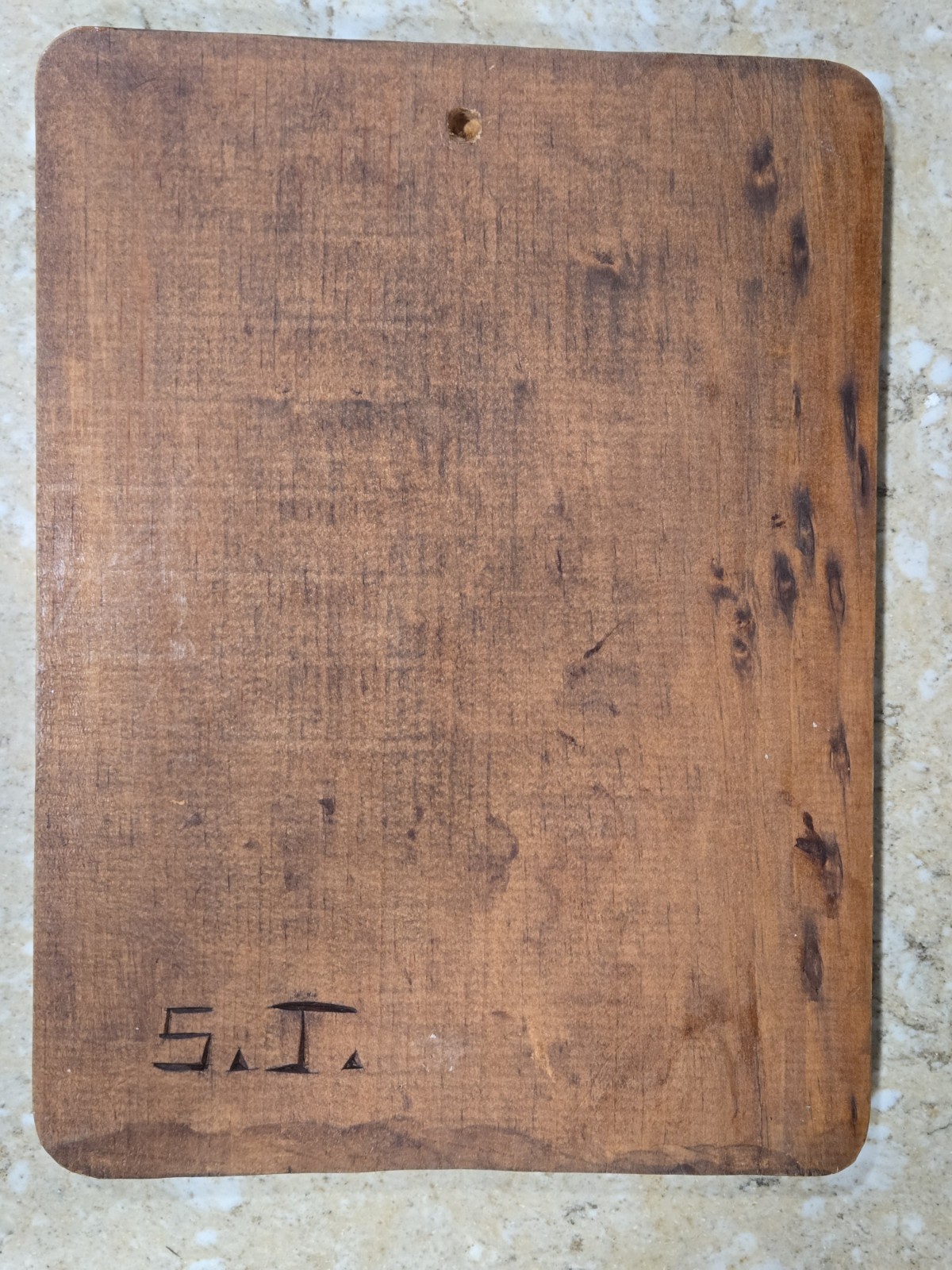 Vintage Cedar Wood Carving Wall Plaque By S J Aboriginal Salish