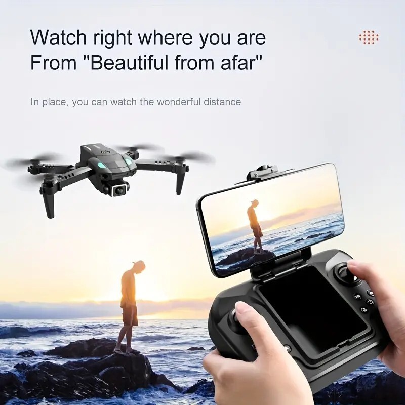 Mini Drones With 4K HD Dual Camera. WIFI Camera Foldable Quadcopter.