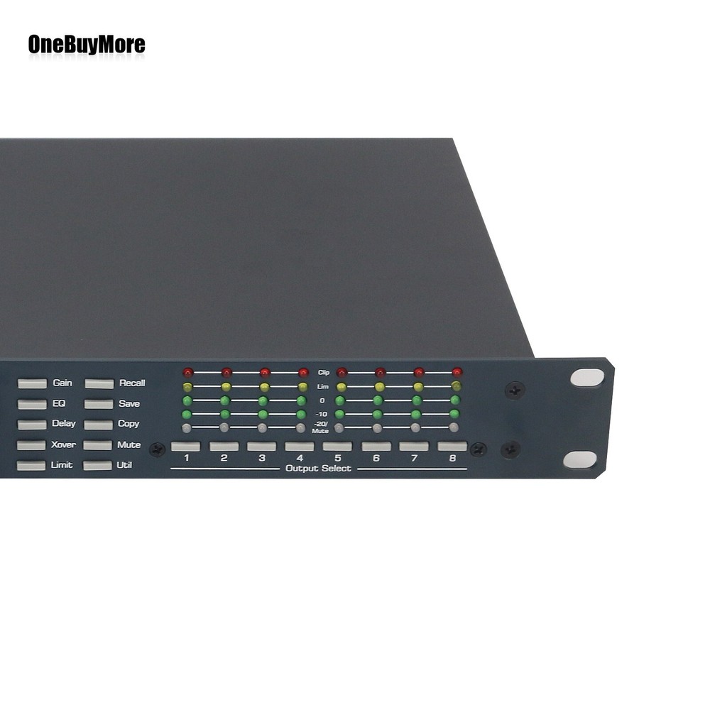 4.8SP DSP Digital Audio Processor Software 4 In 8 Out Profession Sound System US