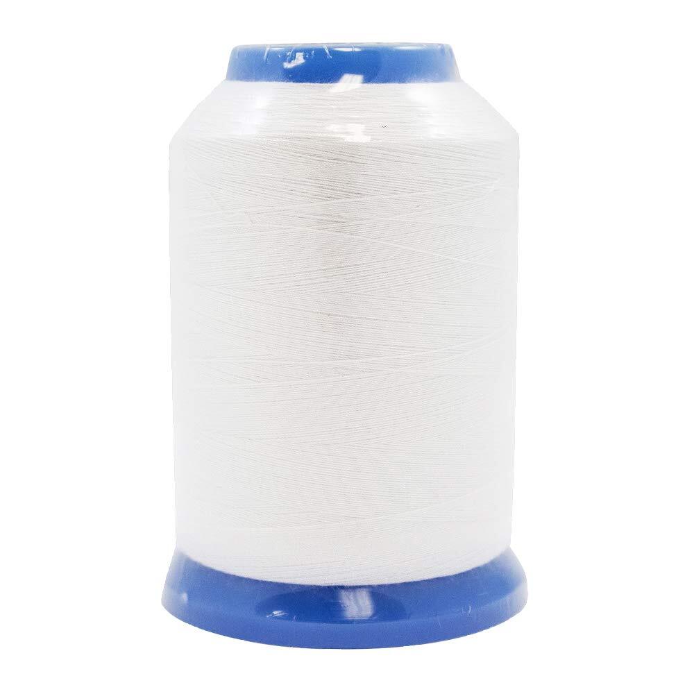 Embroidery Bobbin Thread White in 1600m Spools