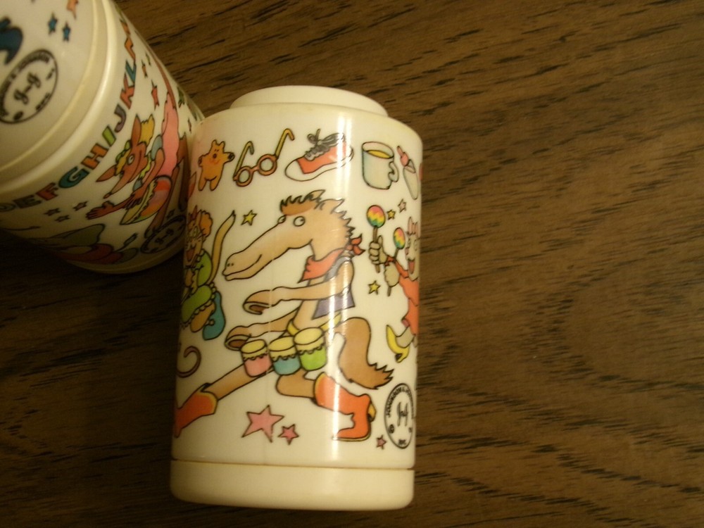 Vintage 1981 Johnson & Johnson Rhythm Rollers Toy with Guide