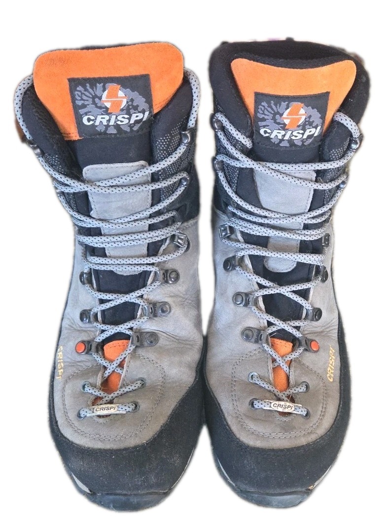 Crispi Laponia ll GTX Mens 11.5 Grey Black Orange Gore-Tex Hiking