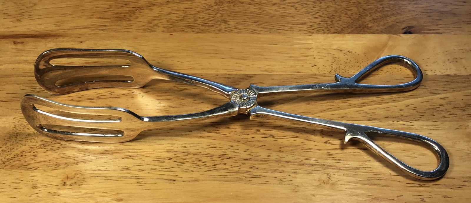 Vintage Silverplate Serving Tongs