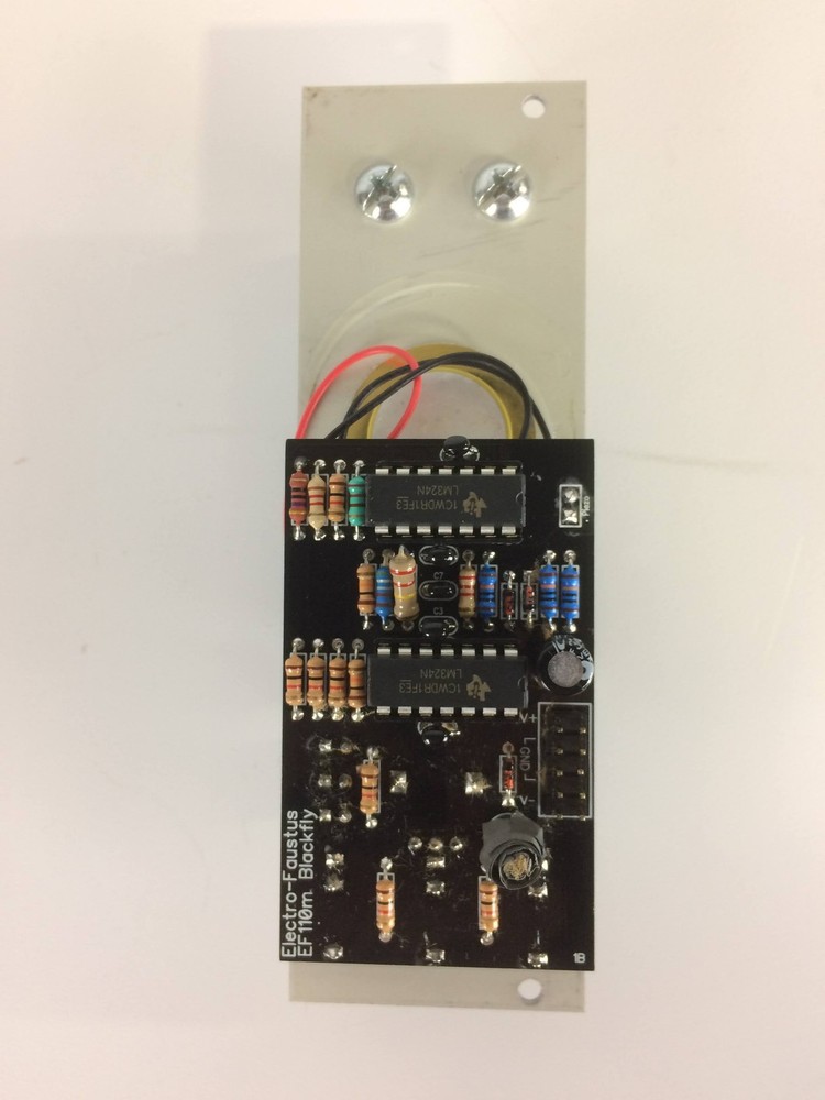 Very Good Excellent Electro-Faustus EF110M Blackfly Modular Spring Activated Ins