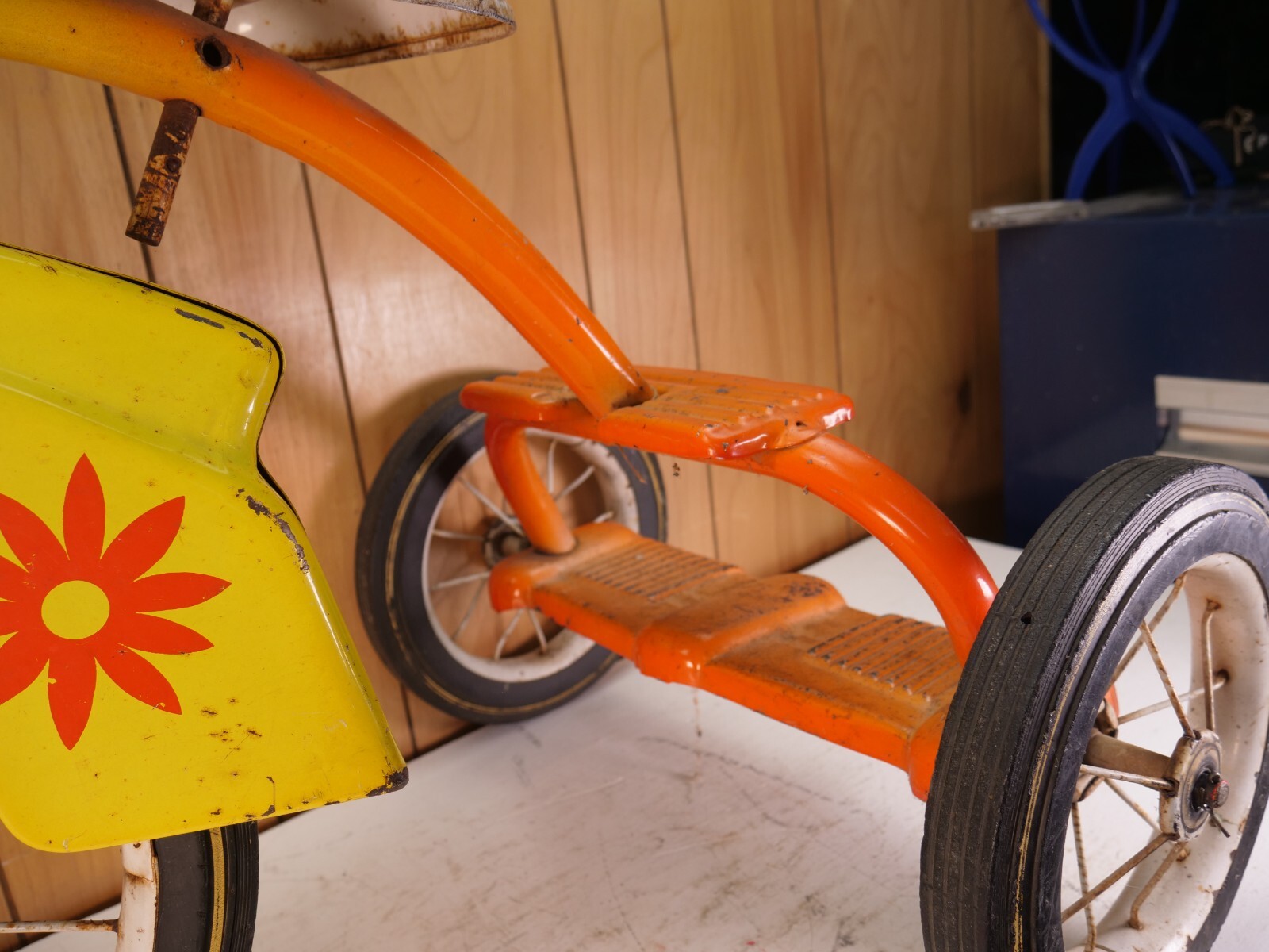 Vintage 1960s Murray Flower Power Hippie Tricycle Excellent Ridable Condition