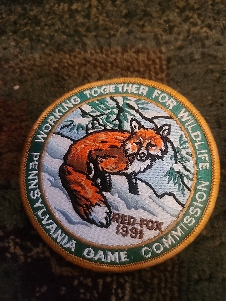 Pennsylvania Game Commission 1991 Red Fox Patch