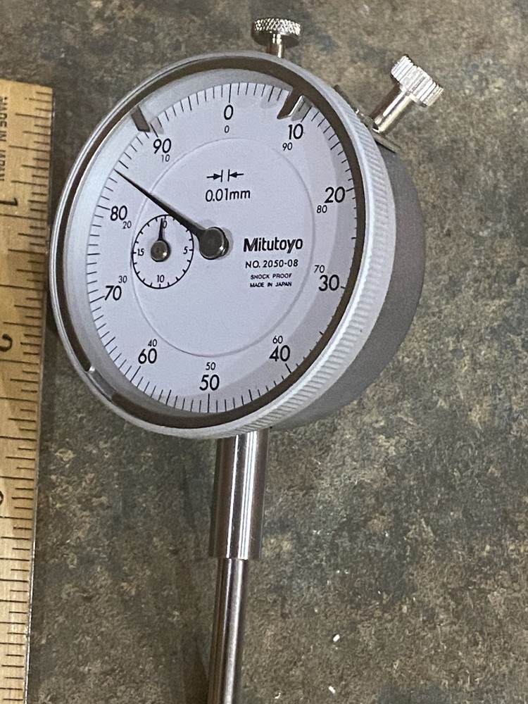 Mitutoyo Dial Indicator 2050-08 Shock Proof