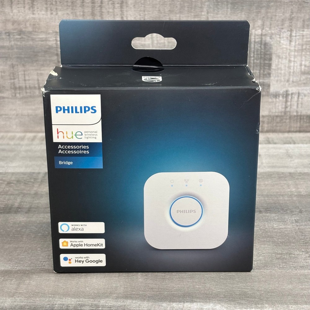 Philips Hue Bridge 2.1 Smart Lighting Hub Zigbee Open Box Complete