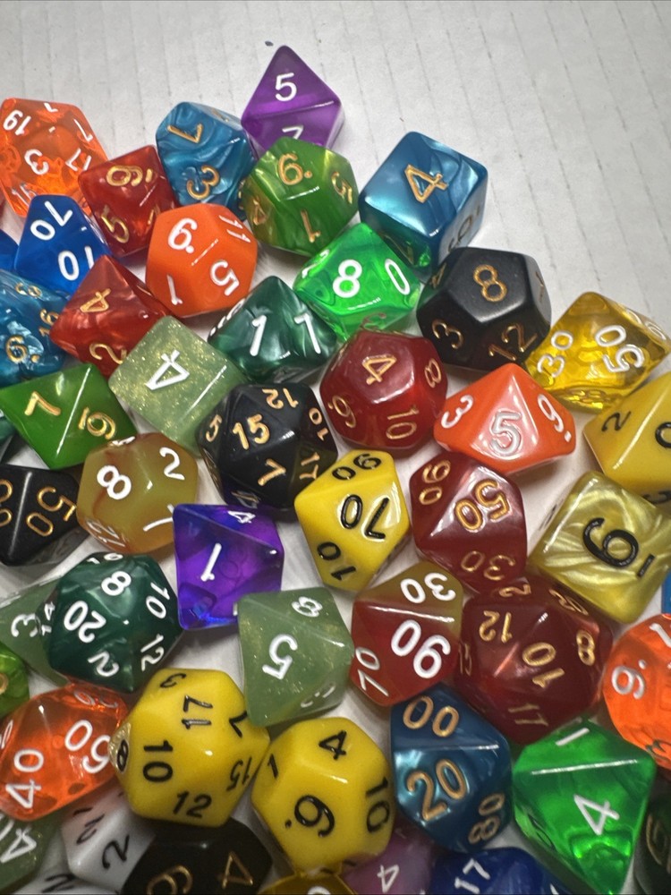GAMING DICE Dungeons And Dragons MULTIPLE KINDS.