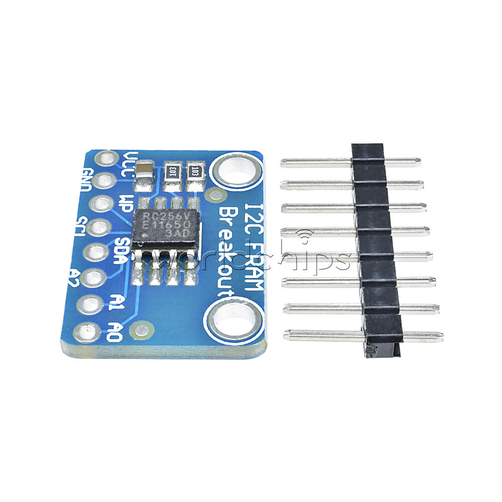 I2C IIC Non-Volatile FRAM MB85RC256V Breakout 256Kbit/32KByte Memory IC Tool