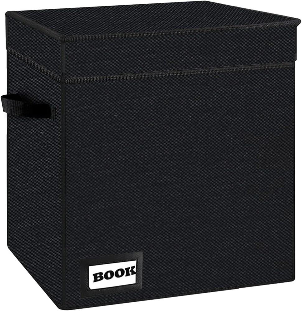 Premium Cotton Linen Comic Book Short Box - Sturdy & Spacious Storage Solution