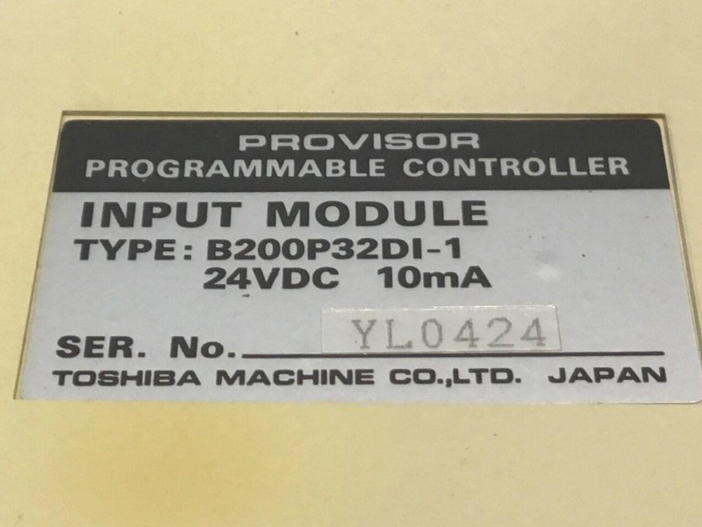 TOSHIBA Input Module B200P32DI-1 Used #129793