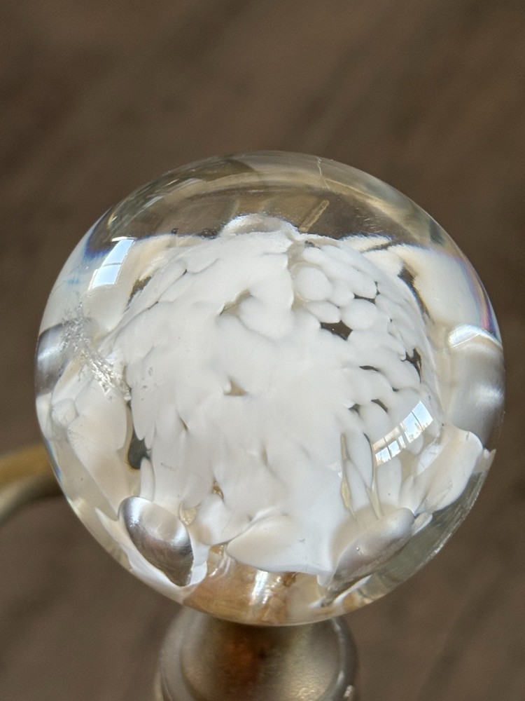 Fireplace Base PLATED Brass / Art Sphere USED.