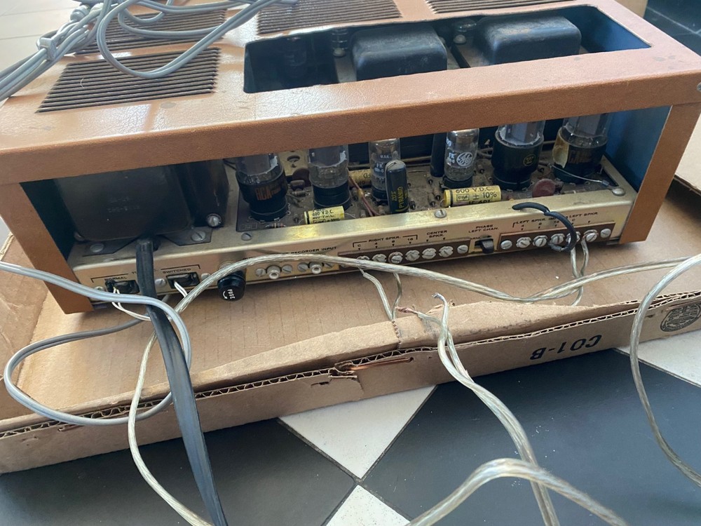 WORKING Heathkit Daystrom AA-100 TUBE AMPLIFIER