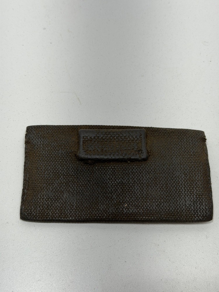 ORIGINAL WWII US ARMY INFANTRY M1942 FIRST AID CARLISLE BANDAGE CARRY BELT POUCH