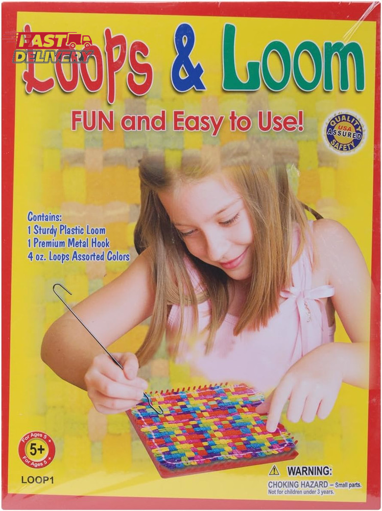 Pepperell Weaving Loops and Loom Kit