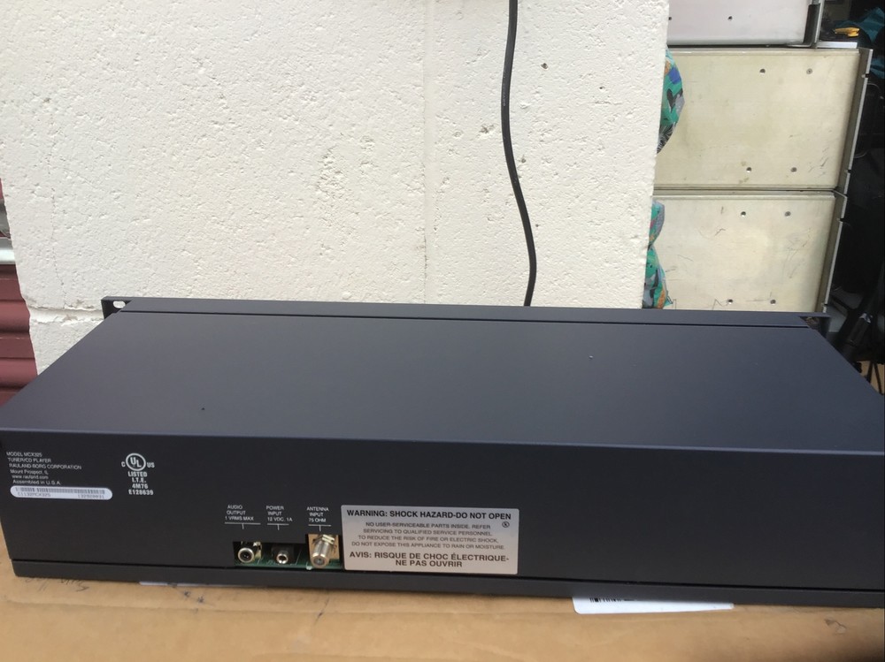 Rauland MCX325 Tuner/CD Player