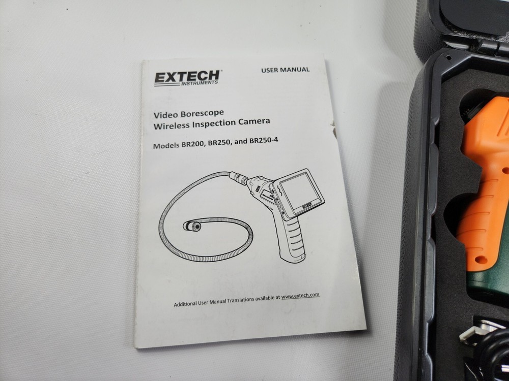 Extech BR250 - Video Borescope / Wireless Inspection Camera With 3 Foot Cable