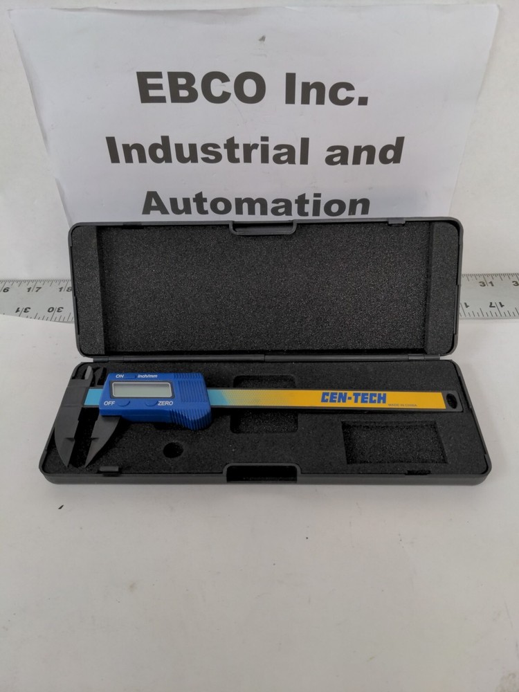 Cen-Tech 6" Composite Digital Caliper Shock Proof #93293 LCD Display Inch/mm