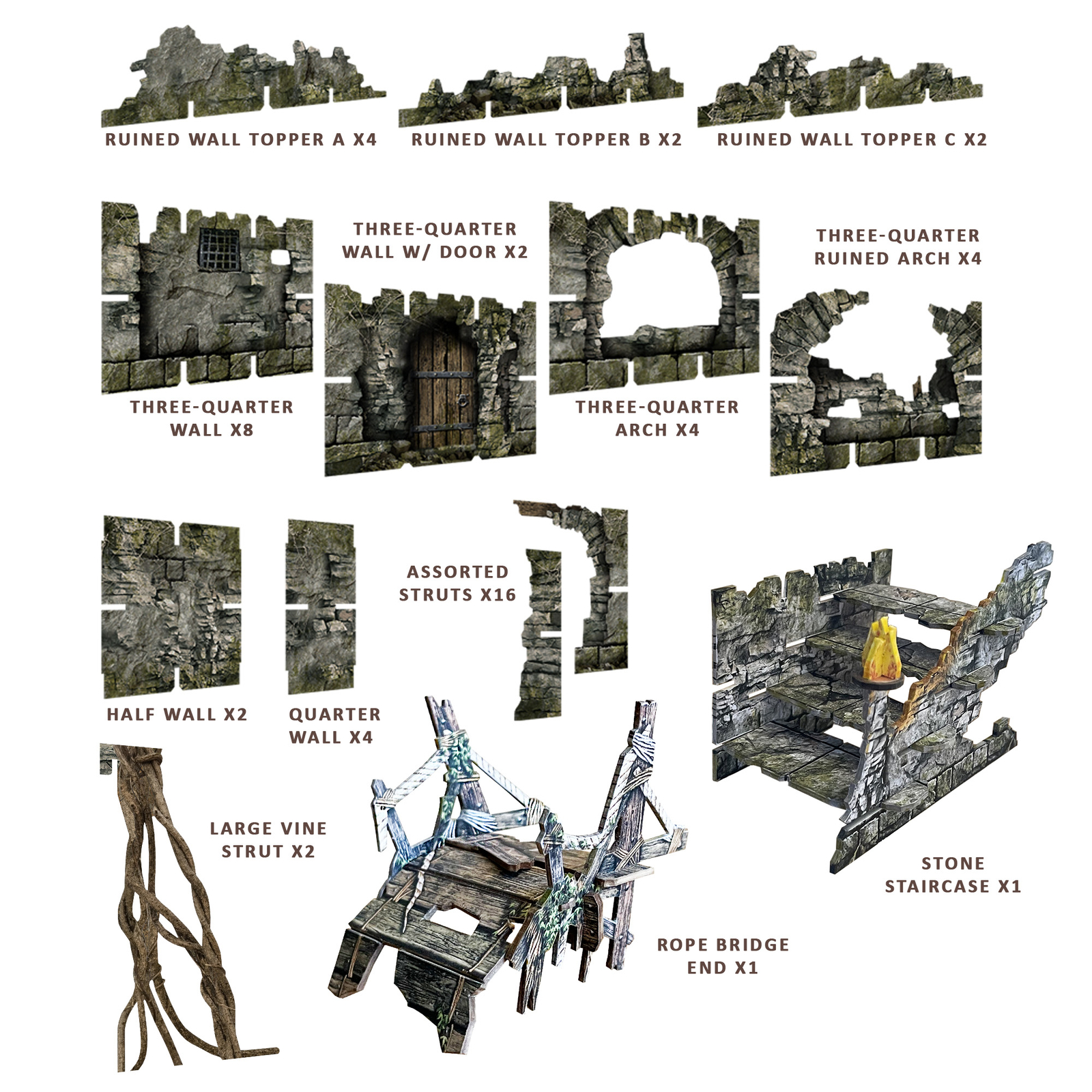 Battle Systems Fantasy Dungeon Terrain Core Set Scenery