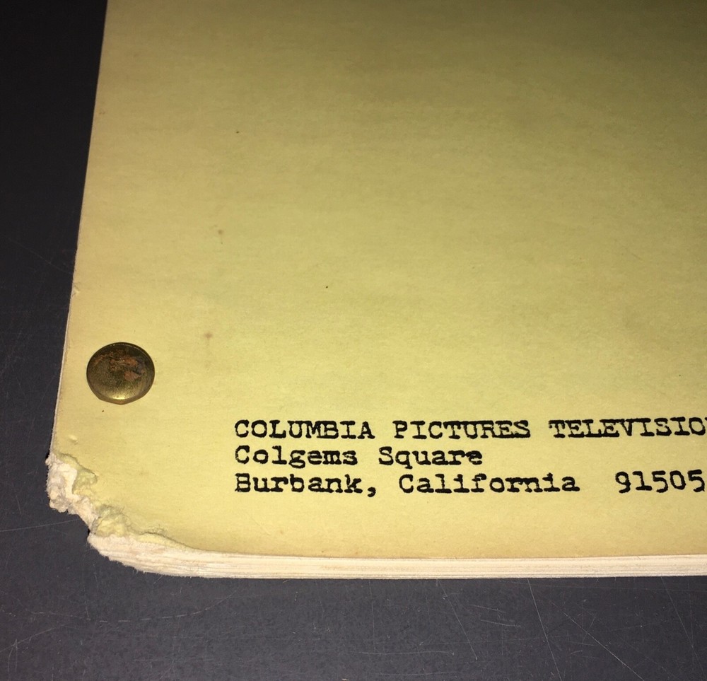 TABITHA (8/30/77) "TABITHA'S TRIANGLE" 41p Revised Final Draft Original + COA!