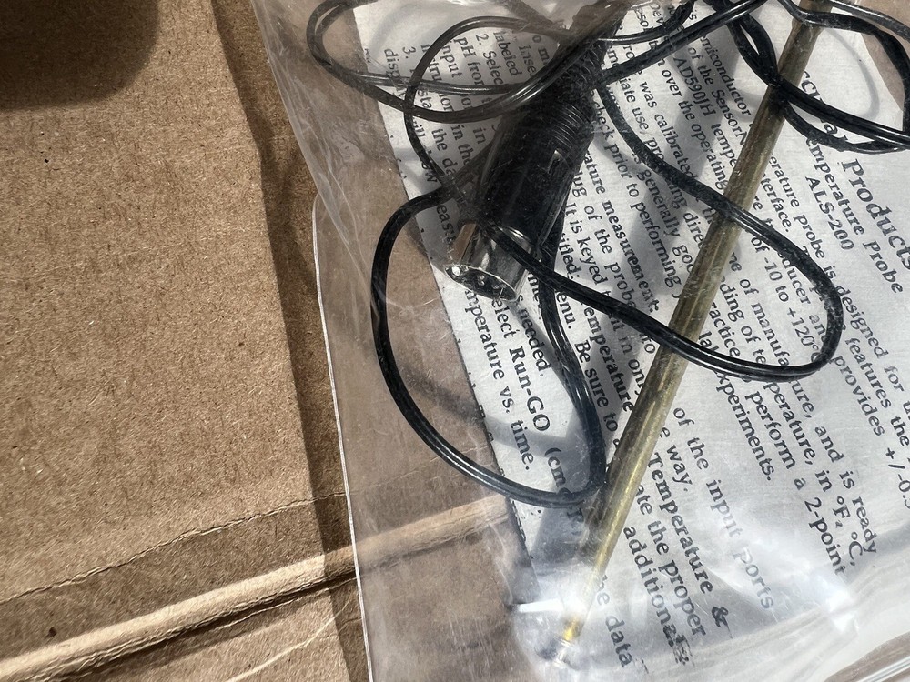 ACCULAB Temperature Probe ALS-200 To Be Used W/ SensorNet Computer Interface Lab