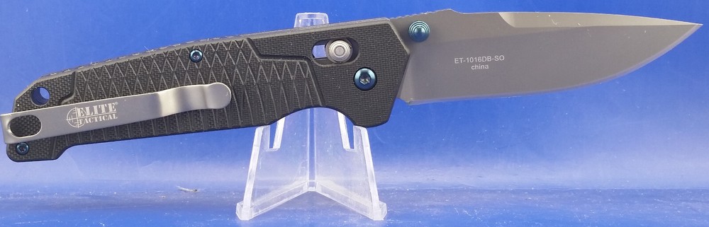 ELITE TACTICAL MANUAL FOLDING KNIFE ET-1016DB-SO