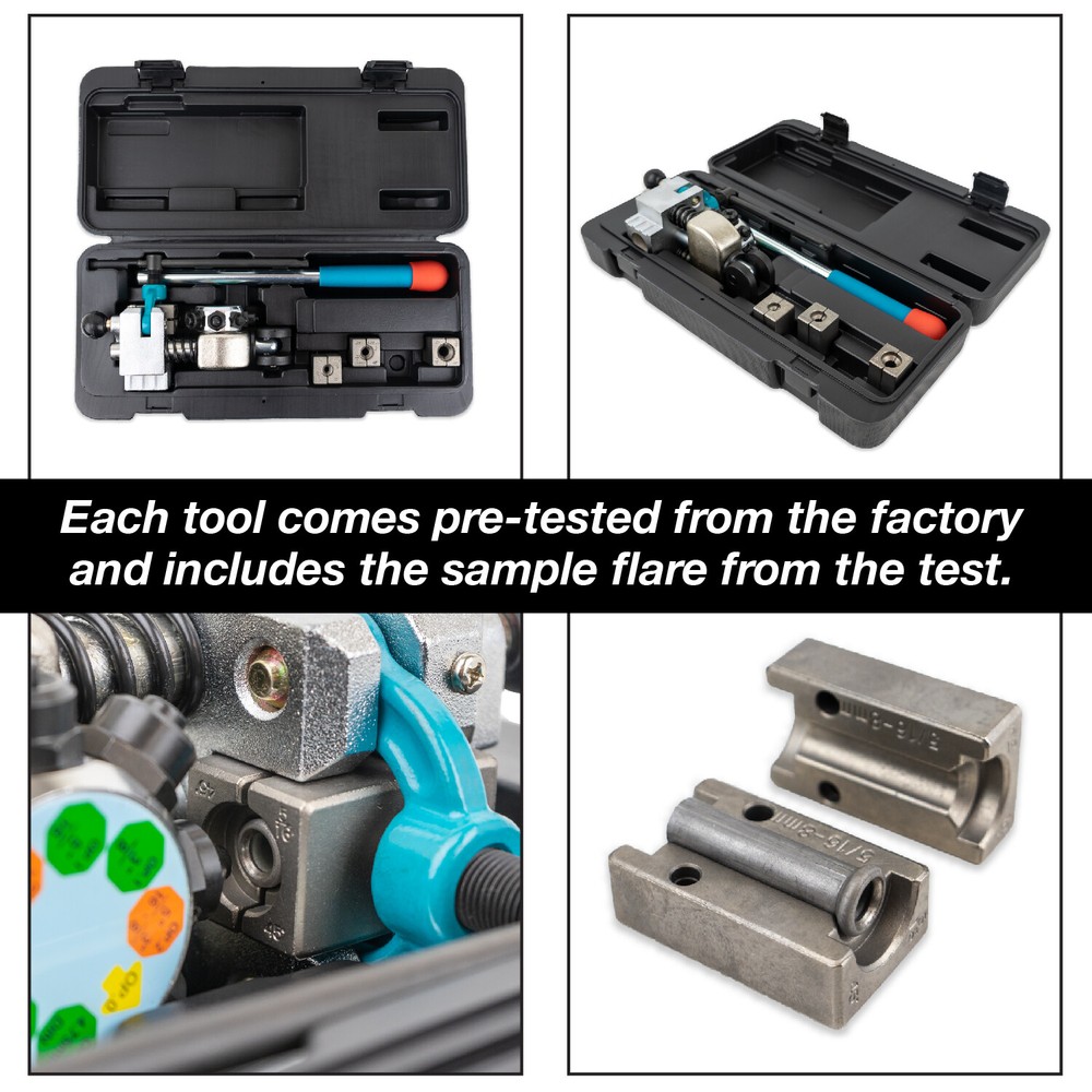 TGR Pro Brake Line Flaring Tool- 45 degree Set - Single, Bubble, Double Flares
