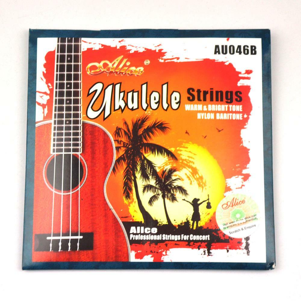 5Sets Alice Baritone Ukulele Strings Modified Nylon EBGD Silver-Plated AU046B