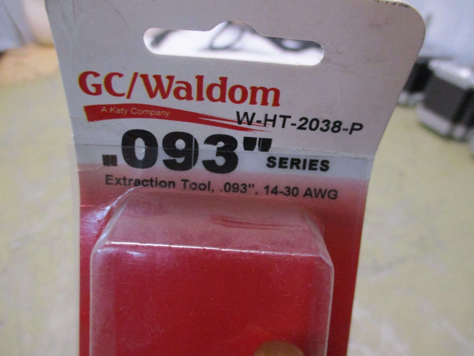 gc/waldom W-HT-2038 pin extractor tool 0.093" series 14-30 AWG [5*M-16.5]