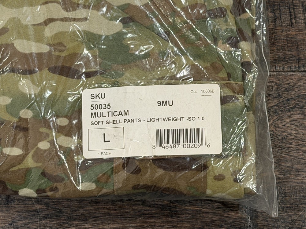 Wild Things Tactical Soft Shell Jacket Pants Multicam OCP Large Pcu Level 5