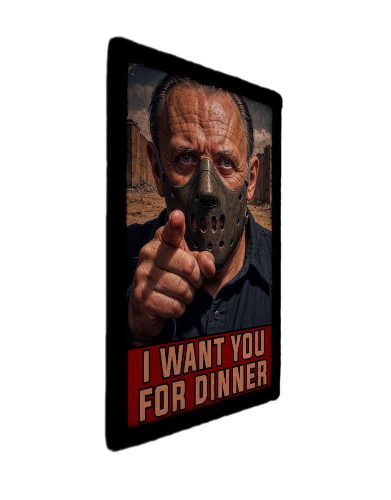 I want You for Dinner Hannibal Lecter Patch Sew on [sub]