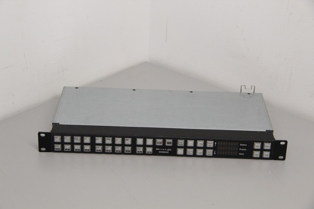 Miranda Nvision Rack Mount Router Control Panel NV9603A