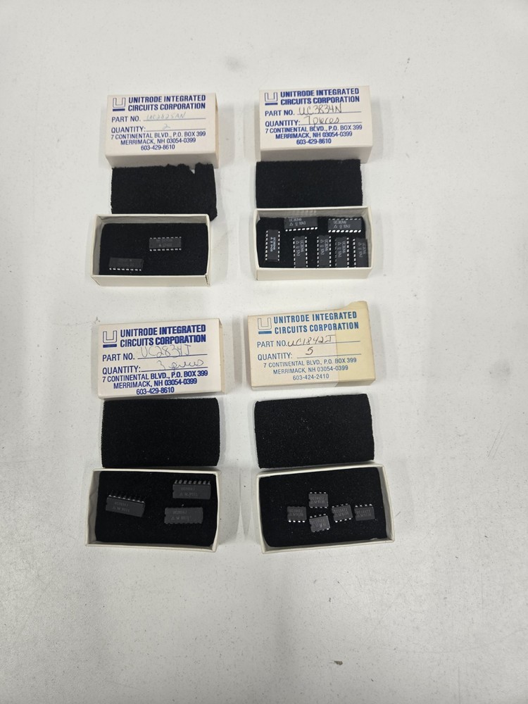 Lot of Unitrode Integrated Circuits Chips Controllers Circuits