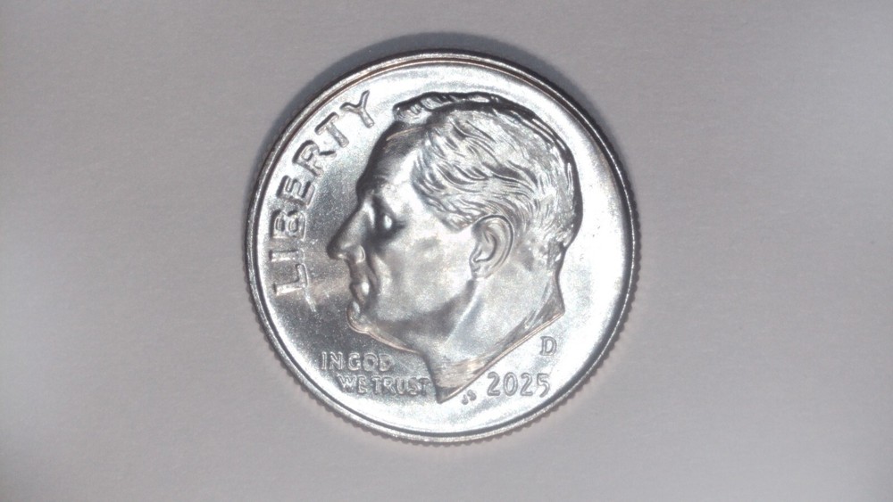 2025-D ROOSEVELT DIME UNCIRCULATED CLAD GEM