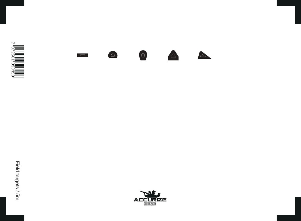 Front target for Accurize shooting system