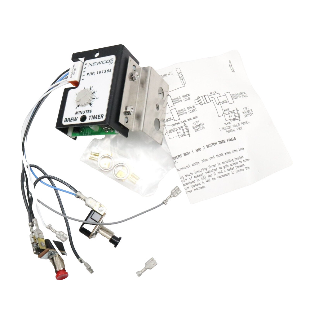 Newco 101365 4-Minute Brew Timer Panel Assembly