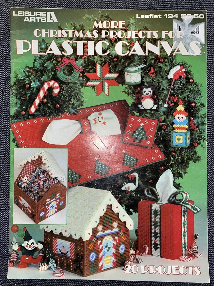 Vintage More Christmas Projects for Plastic Canvas pattern booklet