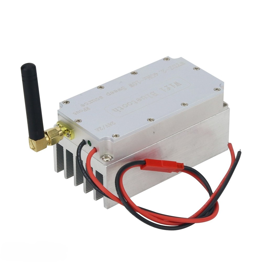 WiFi Bluetooth Sweep Frequency Signal Source VCO RF Generator Output+Heat 10W