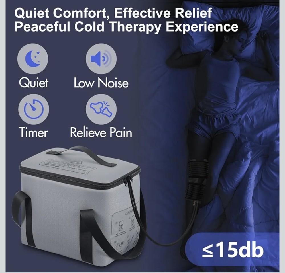 MOSTCLOUD Ice Machine for Knee After Surgery, Portable Cold Therapy Machine with