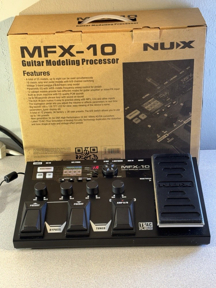 NUX MFX-10 Multi-Effects Processor Effects Pedal