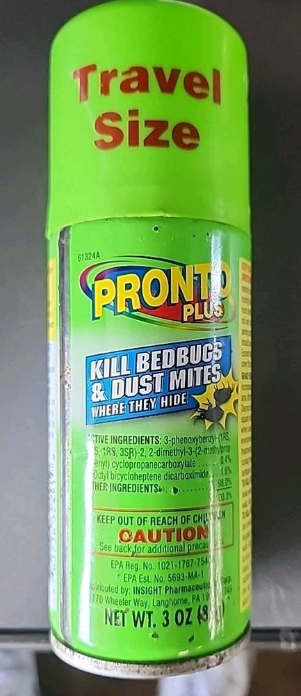Pronto Plus Bed Bugs & Dust Mites Spray 3 oz.exp 26