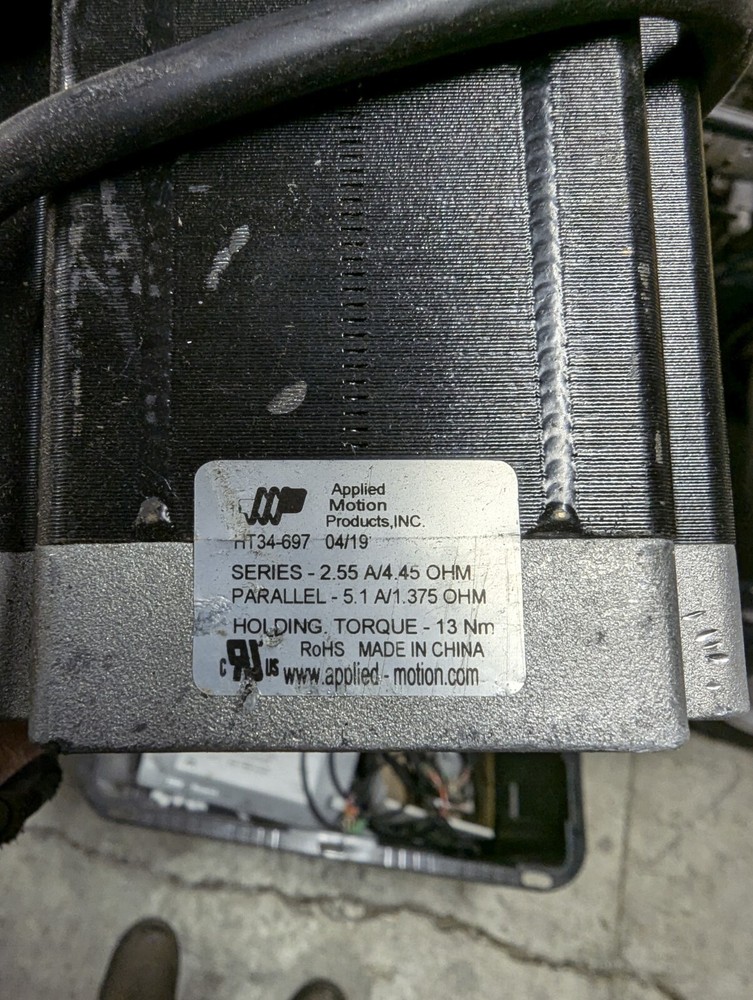 Applied Motion Products Ht34-697 HIGH TORQUE Steping Motor.