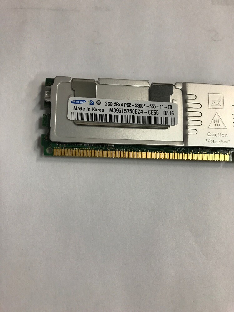 398707-051 HP 2GB 2RX4 PC2-5300F MEMORY MODULE (1X2GB)