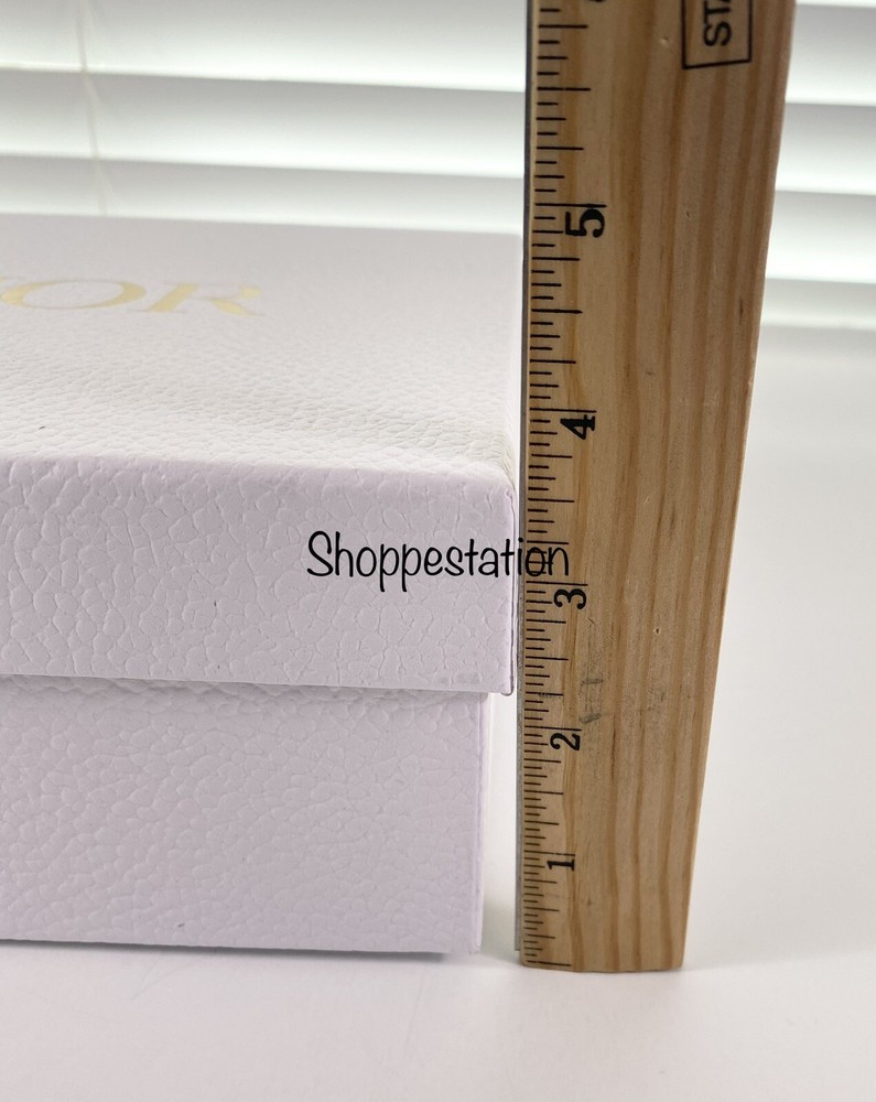 DIOR WHITE EMPTY GIFT BOX AUTHENTIC DIMENSION 8” x 8” x 3.5”