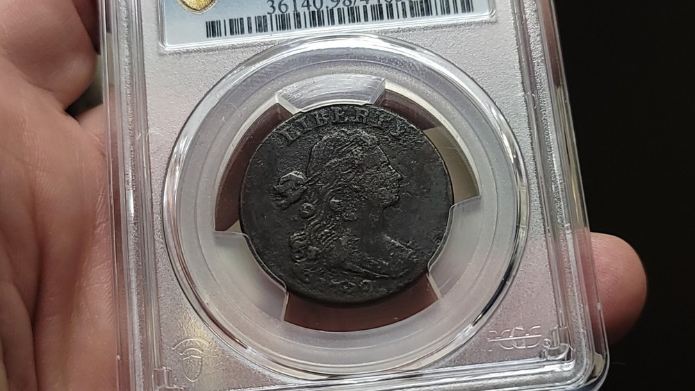 1799 S-189 Draped Bust Large Cent 1C PCGS VF Detail Tooled Better Date